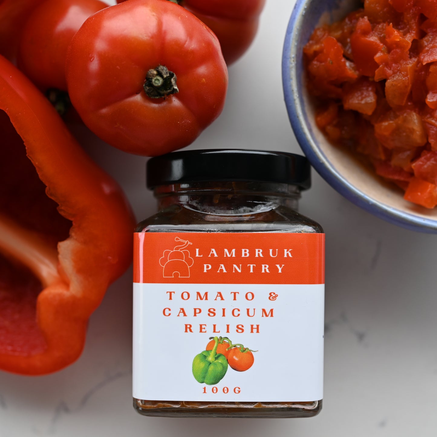 Tomato & Capsicum Relish 100g